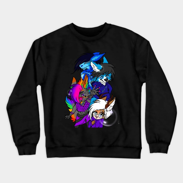 Furry friends Crewneck Sweatshirt by Wolfgalsniper